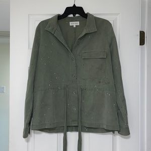 Bella Dahl small drawstring shacket